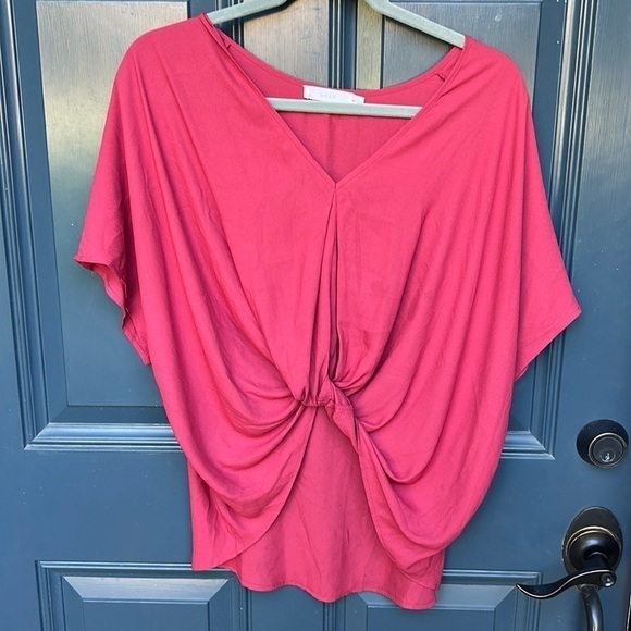 Lush Oversize Front Knot Fall Top - Picture 1 of 5